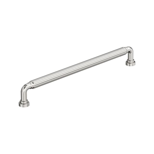 Amerock Cowrie Series 10-1/16 in (256 mm) Center to Center Polished Nickel Pull, BP37707PN