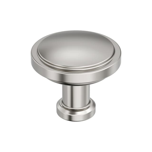 Amerock Faircrest Series Polished Nickel 1-1/4 in (32 mm) Diameter Knob, BP37460PN