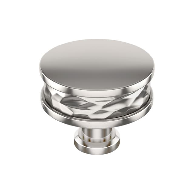 Amerock Fairfax Series Polished Nickel 1-1/2 in (38 mm) L x 1-1/2 in (38 mm) W Knob, BP37536PN