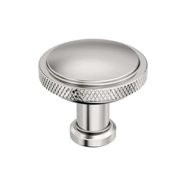 Amerock Faraday Series Polished Nickel 1-1/4 in (32 mm) Diameter Knob, BP37740PN