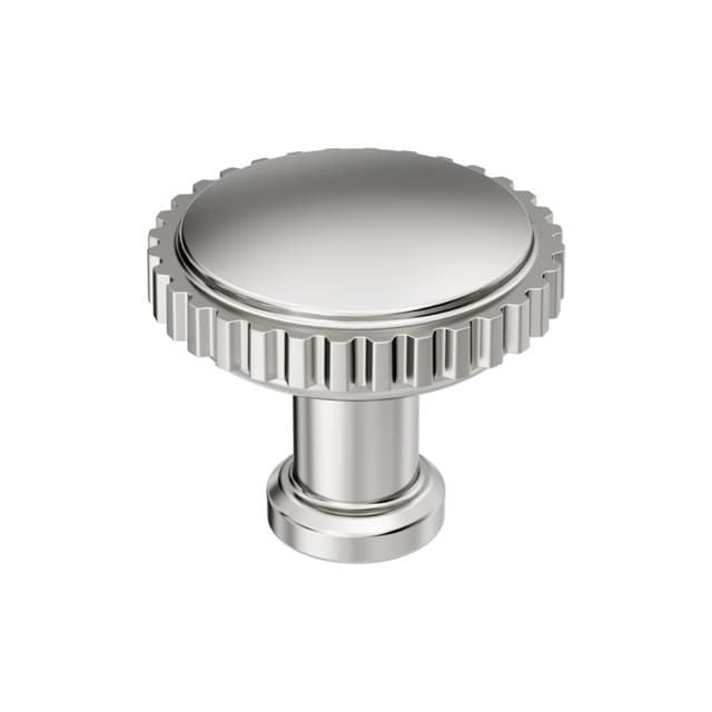 Amerock Farewind Series Polished Nickel 1-1/4 in (32 mm) Diameter Knob, BP37800PN