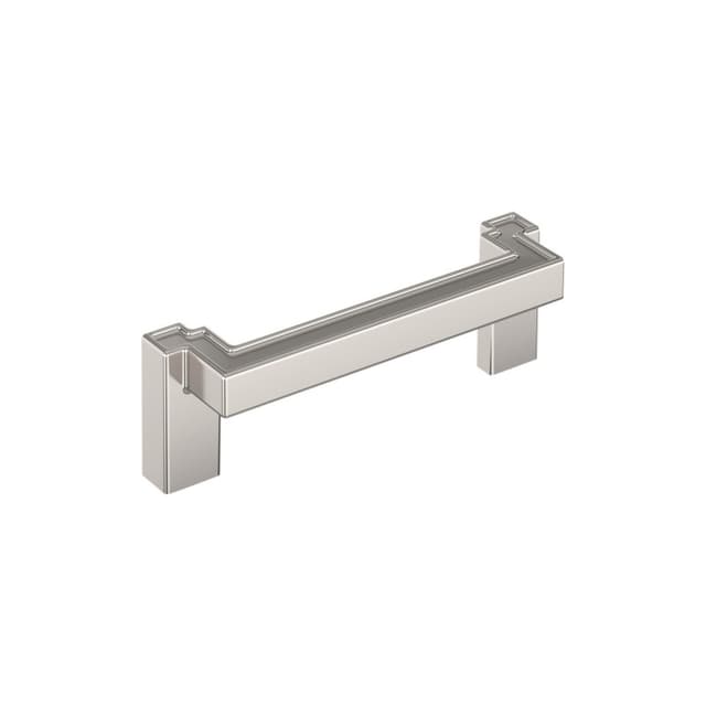 Amerock Rockhurst Series 3-3/4 in (96 mm) Center to Center Polished Nickel Pull, BP37572PN