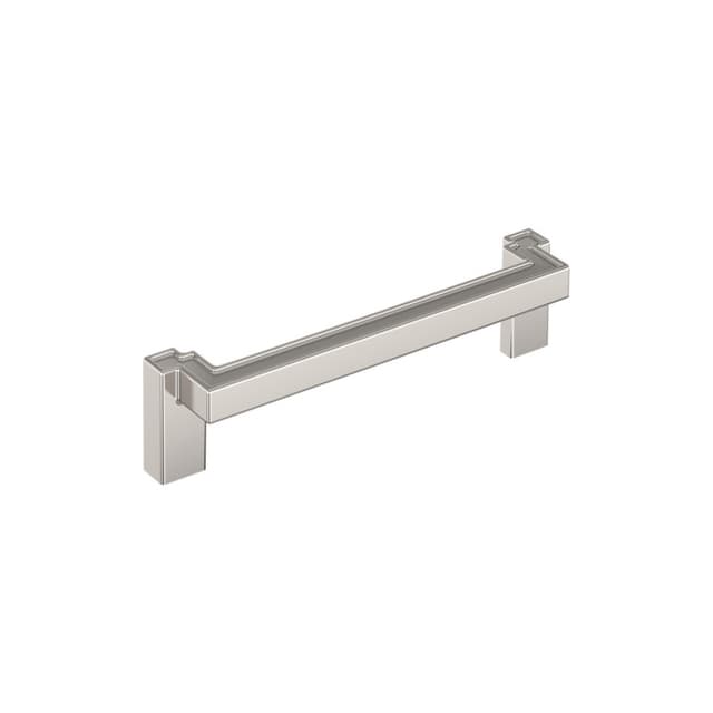 Amerock Rockhurst Series 5-1/16 in (128 mm) Center to Center Polished Nickel Pull, BP37573PN