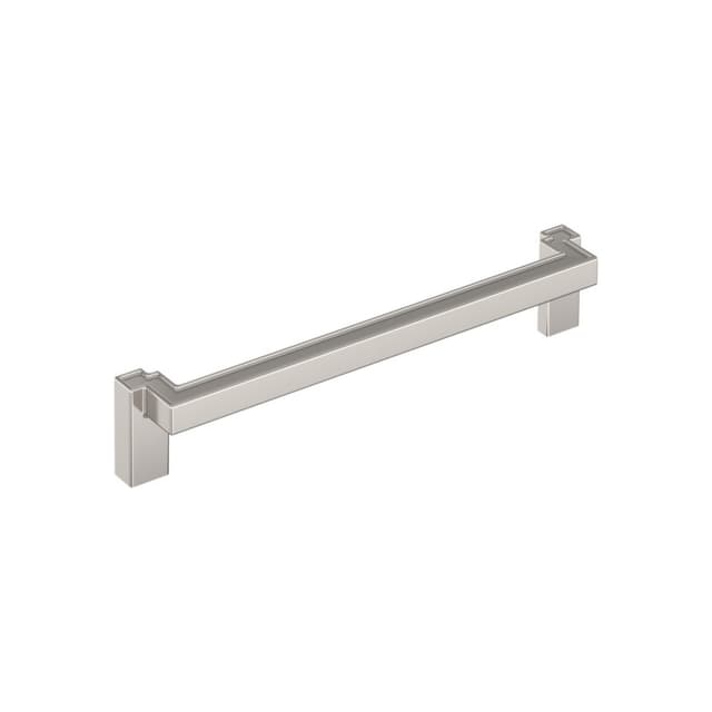 Amerock Rockhurst Series 7-9/16 in (192 mm) Center to Center Polished Nickel Pull, BP37575PN