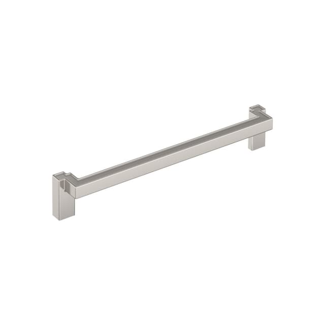 Amerock Rockhurst Series 8-13/16 in (224 mm) Center to Center Polished Nickel Pull, BP37576PN