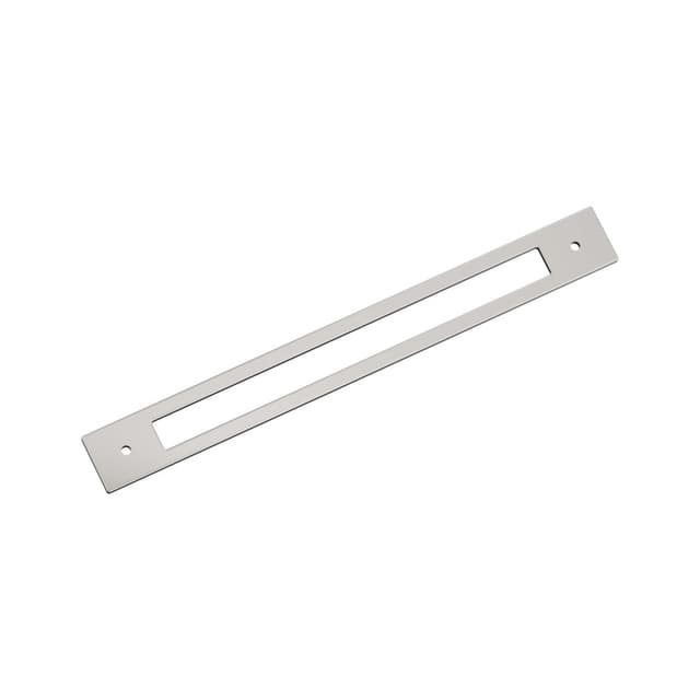Amerock Medora Series, Backplate 10-1/16" CC Polished Nickel
