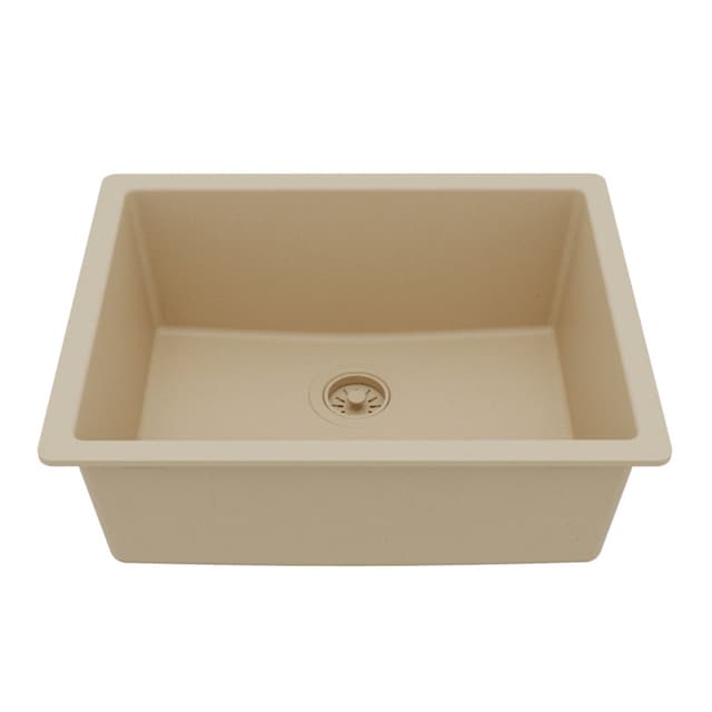 Karran QU-820 Quartz Series Undermount Single Bowl Kitchen Sink, Pallet