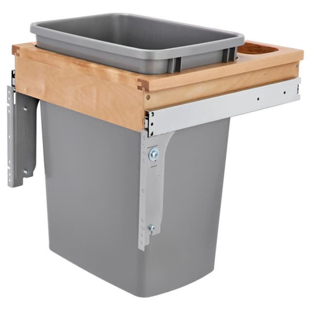 4WCTM-1816DM-1 Series Top Single Bin Mount Waste Container, Rev-A-Shelf