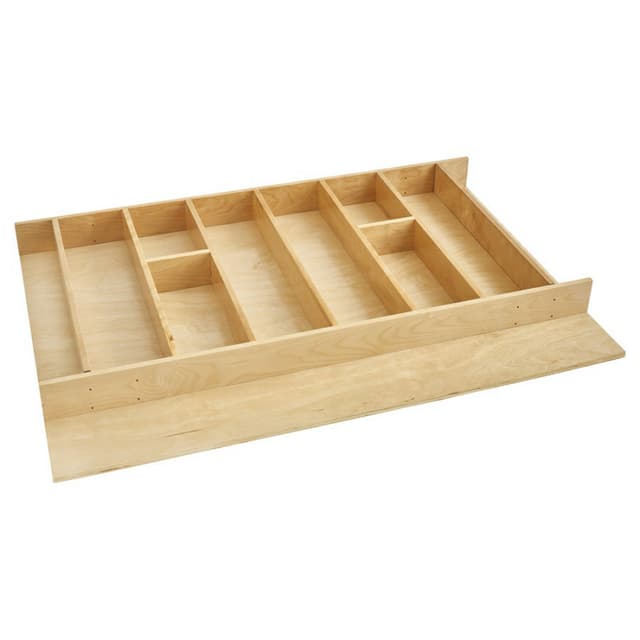 4WUT Series Wood Utensil Tray Insert, Rev-A-Shelf