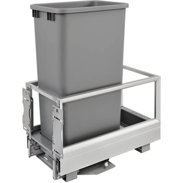 5149 Series 50 Quart Single Bin Mount Waste Container with Rev-A-Motion, Rev-A-Shelf