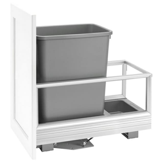 5149 Series 35 Quart Single Bin Mount Waste Container with Rev-A-Motion, Rev-A-Shelf