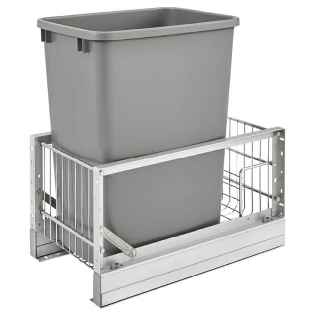 5349 Vanity Bottom Single Bin Mount Waste Container with Rev-A-Motion, Rev-A-Shelf