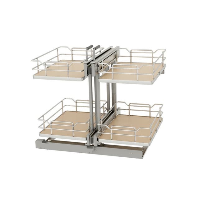 53PSPE Series Solid Bottom Blind Corner Optimizer for 18" Opening, Rev-A-Shelf