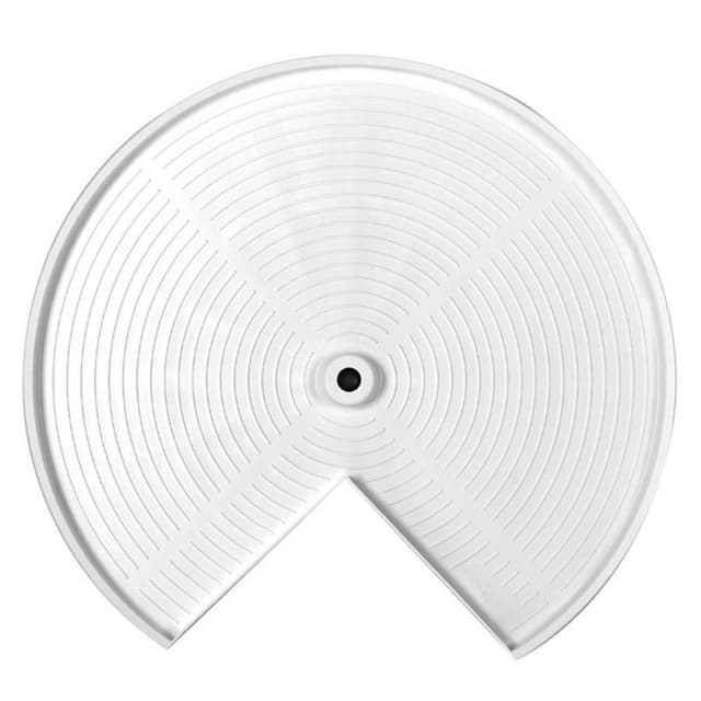 Rev-A-Shelf LD-2901 Series Polymer Pie Cut Shaped Lazy Susan, Trays Only, Bulk Pack of 10