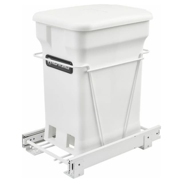 RV-12KD Series Bottom Mount Pull-Out Waste Container with Compo+, Wire, Rev-A-Shelf