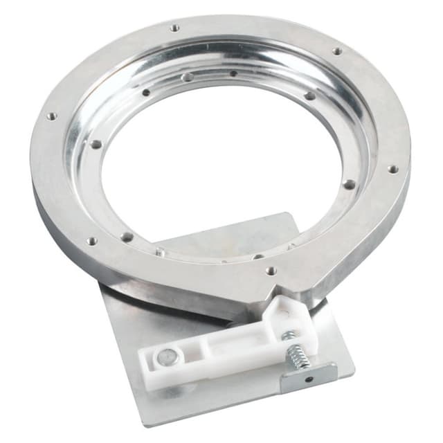 Aluminum Swivel Bearing for Kidney/D Shaped Lazy Susans with Stop, Rev-A-Shelf 8/Pack