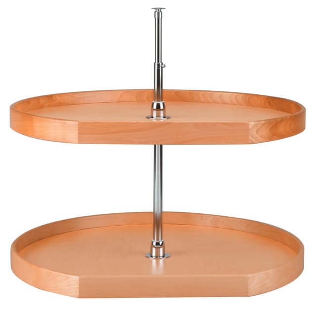 Rev-A-Shelf LD-4NW-901 Series Pie Cut Lazy Susan, Trays Only, Bulk Pack of 8