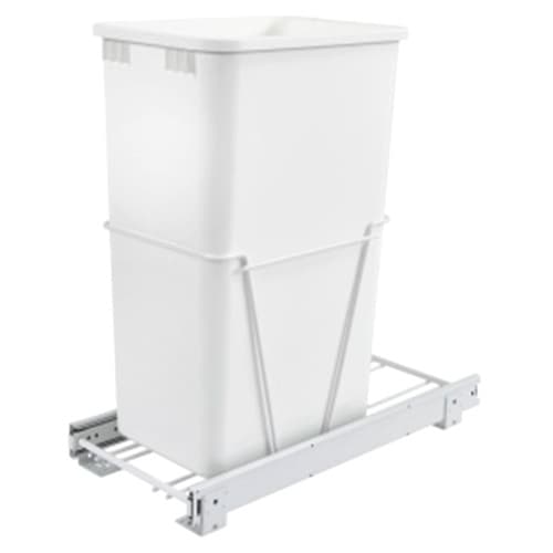 RV-12PB-50 Series Bottom Mount Pull-Out Waste Container, Wire, Rev-A-Shelf