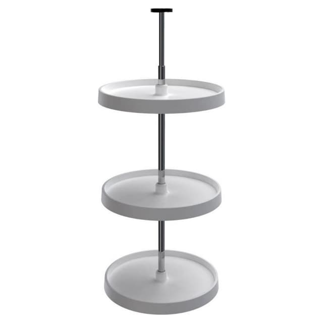 Rev-A-Shelf 3073 Series Full Circle Lazy Susan Hardware Set and 3 Shelves