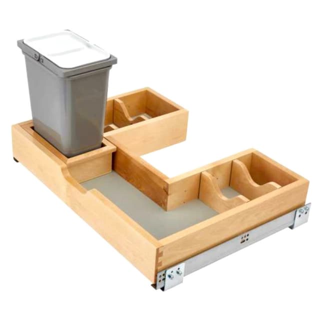 486 Series Vanity Waste Bin Pull Out, Rev-A-Shelf