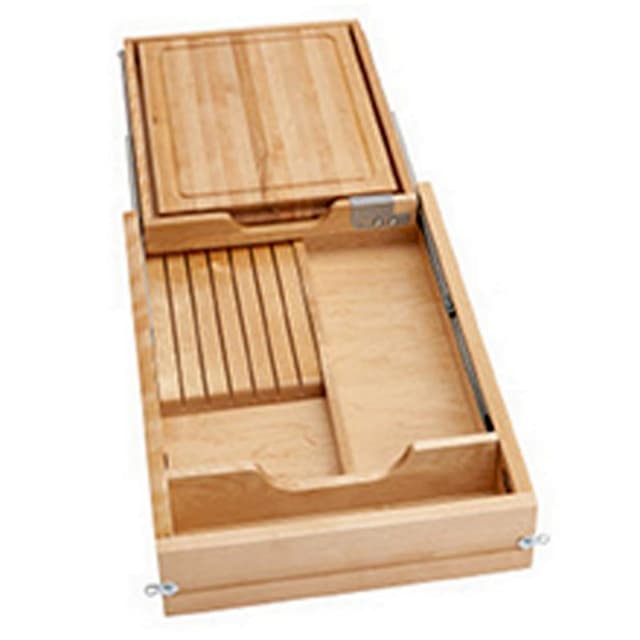 4KCB Series Knife and Cutting Board Drawer, No Slides, Rev-A-Shelf