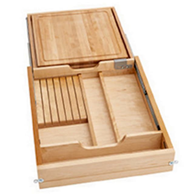 4KCB Series Knife and Cutting Board Drawer, Soft-Close, Rev-A-Shelf