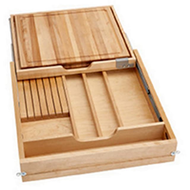 4KCB Series Knife and Cutting Board Drawer, No Slides, Rev-A-Shelf