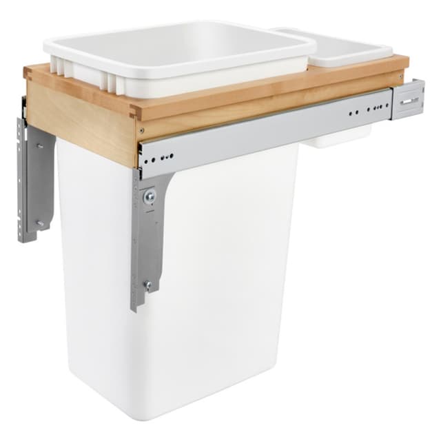 4WCTM-1550DM-1 Series Top Single Bin Mount Waste Container, Rev-A-Shelf