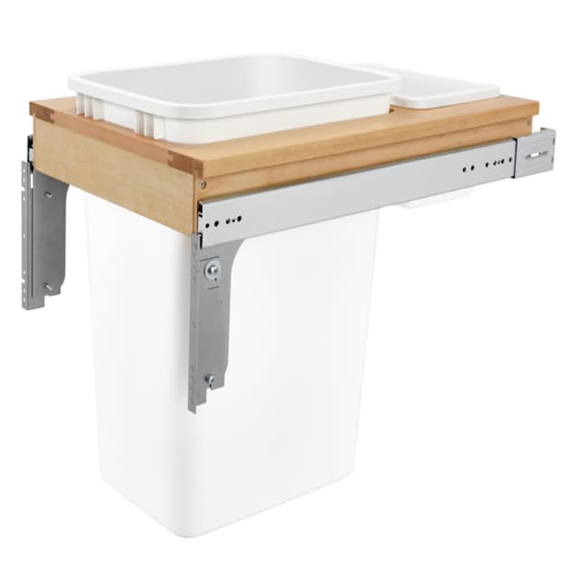 4WCTM-1850DM-1 Series Top Single Bin Mount Waste Container, Rev-A-Shelf