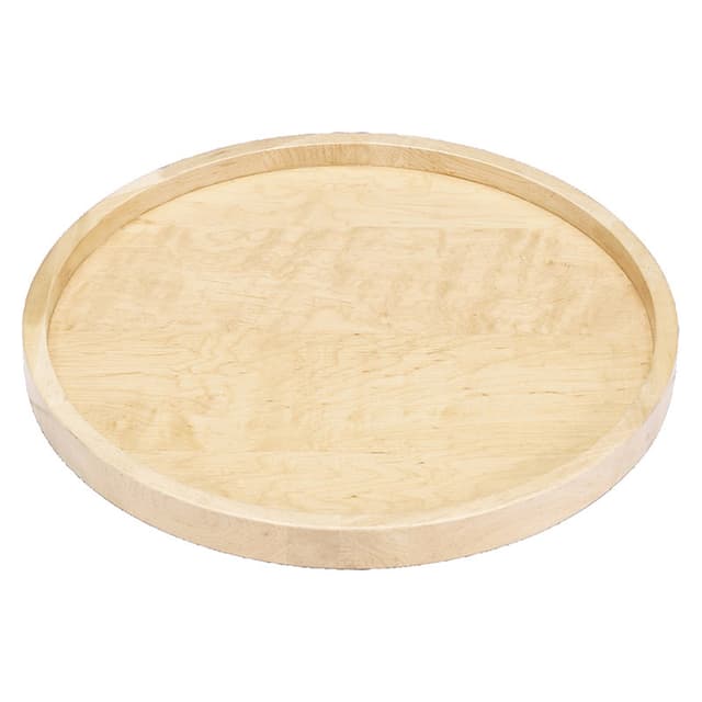 Rev-A-Shelf 4WLS-001 Series Wood Classic Full Circle Lazy Susan Trays with Bearings, Bulk Pack of 8