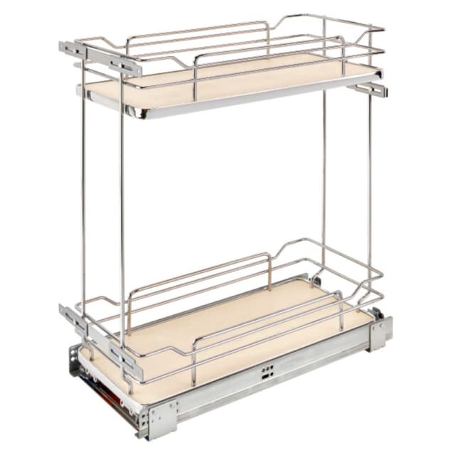 Rev-A-Shelf 5322 2-Shelf Base Cabinet Pullout Organizer with Soft-Close Slides
