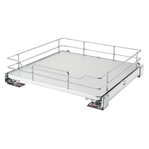 Rev-A-Shelf 5330 Gray 1-Shelf Pullout Organizer with Soft-Close Slides