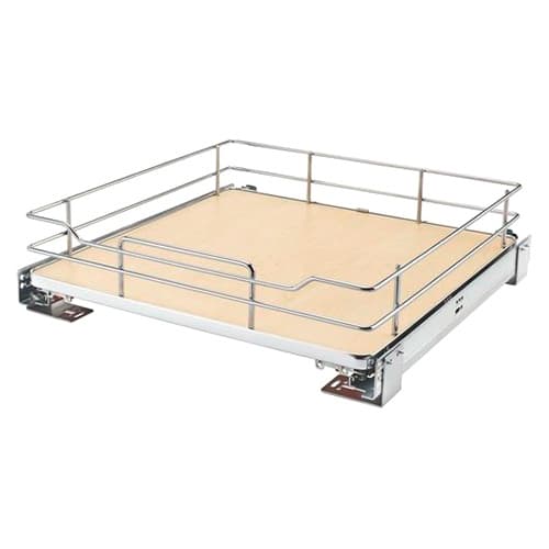 Rev-A-Shelf 5330 Maple 1-Shelf Pullout Organizer with Soft-Close Slides