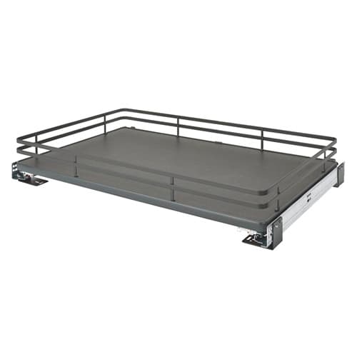 Rev-A-Shelf 5330 Fog 1-Shelf Pullout Organizer with Soft-Close Slides