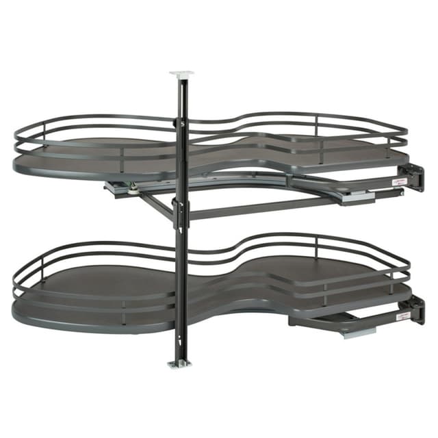 5372 Series The Cloud Organizer for Blind Corner with 18" Opening, Fog, Rev-A-Shelf