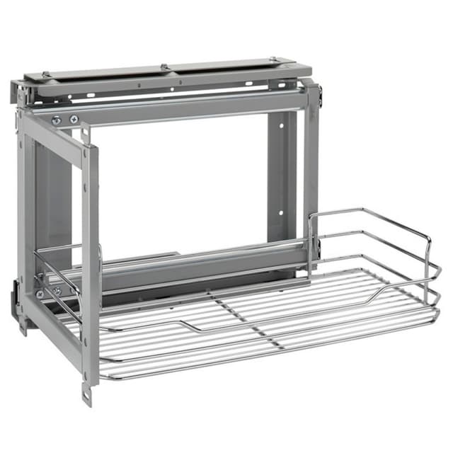 Rev-A-Shelf 5708 Series Above Appliance Organizer Soft-Close Full Extension Slides, Door Mount
