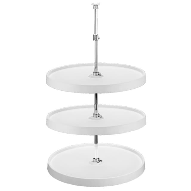Rev-A-Shelf 6013 Series Full Circle Lazy Susan for Wall Cabinets, 3 Tray Set with Hardware