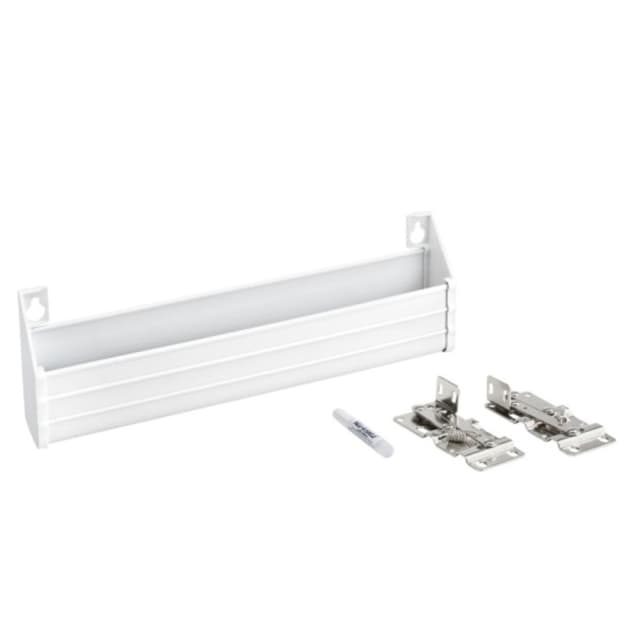 6542 Series White Slim Polymer Sink Front Tip-Out Tray with Hinges, Rev-A-Shelf