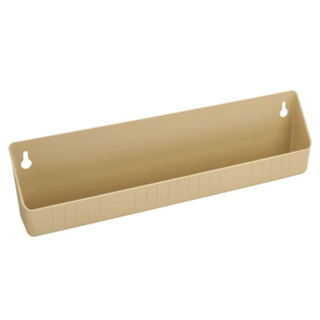 6591 Series Almond Polymer Sink Tip Out Tray with Tab Stops, Rev-A-Shelf
