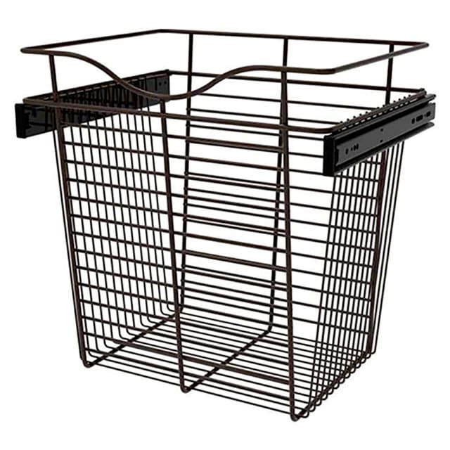 Rev-A-Shelf CB Series 18" Wide Oil-Rubbed Bronze Wire Pullout Baskets