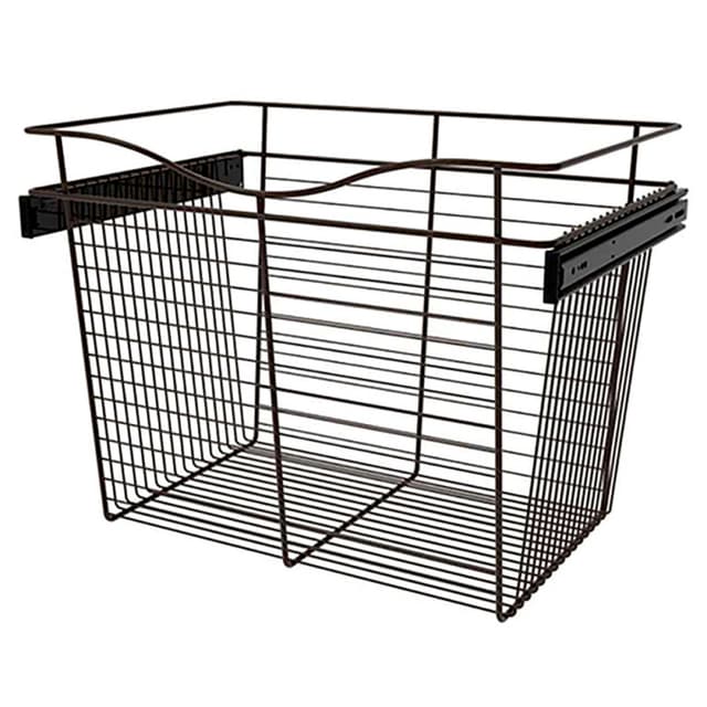 Rev-A-Shelf CB Series 24" Wide Oil-Rubbed Bronze Wire Pullout Baskets