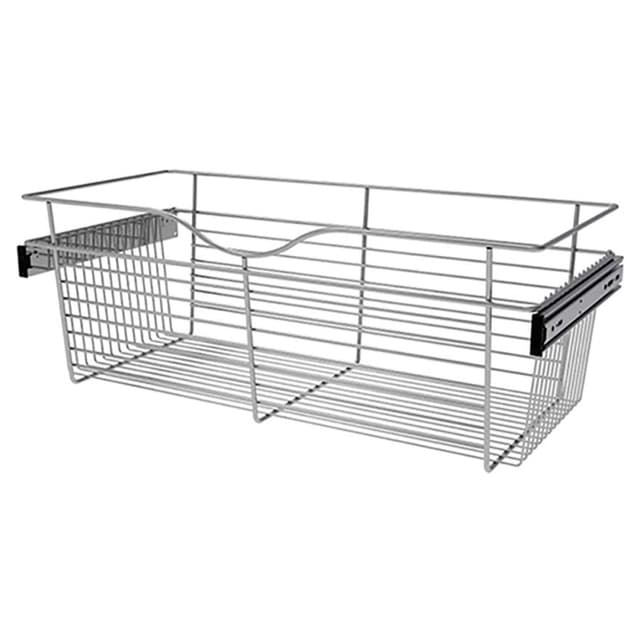 Rev-A-Shelf CB Series 30" Wide Chrome Wire Pullout Baskets