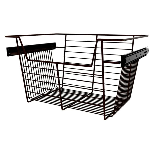 Sidelines CBSL 18" Wide Bronze Closet Basket Pullout