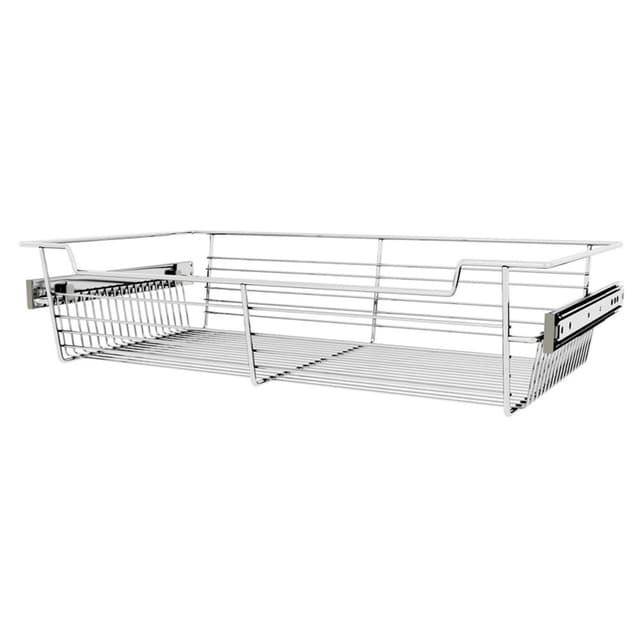 Sidelines CBSL 24" Wide Chrome Closet Basket Pullout