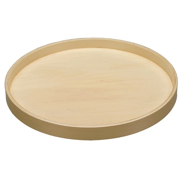Rev-A-Shelf LD-4BW-001 Series Banded Wood Full Circle Lazy Susan Trays with Bearings, Bulk Pack of 40