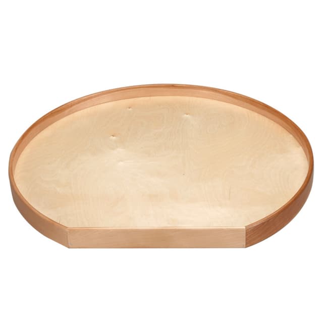Rev-A-Shelf LD-4NW-201 Series D-Shape Lazy Susan, Tray with Bearing