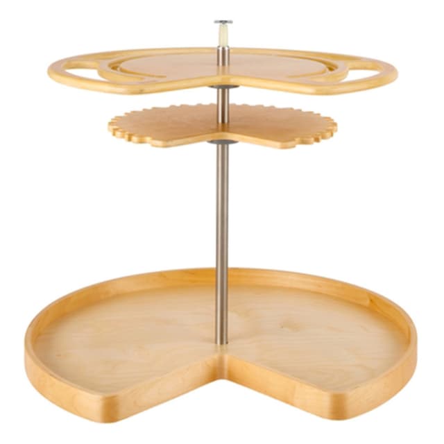 Rev-A-Shelf NSLS Series Wood Kidney Not So Lazy Susan