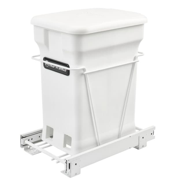 RV-1216 Series Bottom Mount Pull-Out Waste Container with Compo+, Wire, Rev-A-Shelf