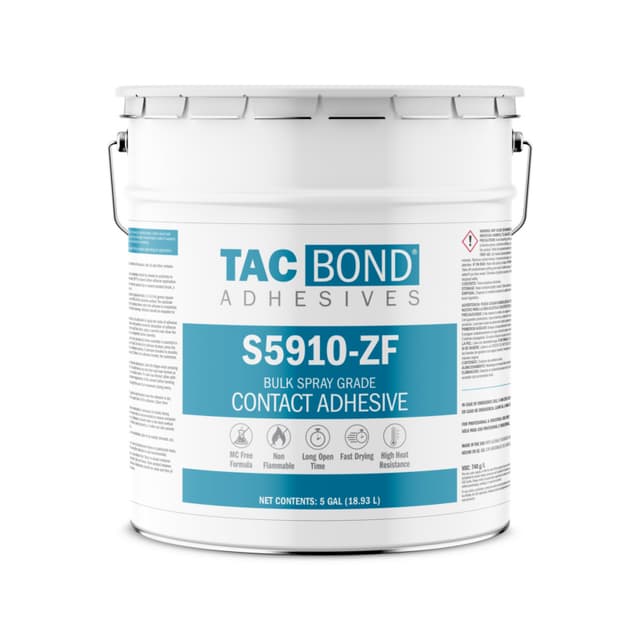 TACBOND S5910 Non-Methylene Chloride Bulk Spray Grade Contact Adhesive