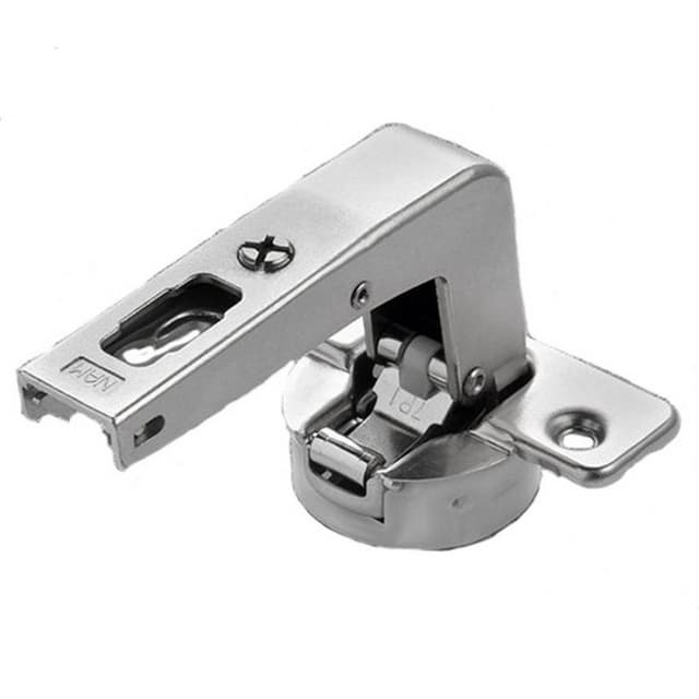 Salice 700 Series Soft-Close Silentia Overlay Face-Frame;Frameless Blind Corner Hinge Nickel, 110° Screw-On - C7P6NE9AM